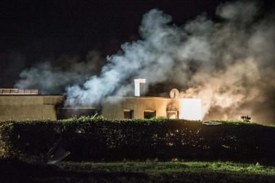 Welzheim: Naechtlicher Gebaeudebrand fordert die Feuerwehr